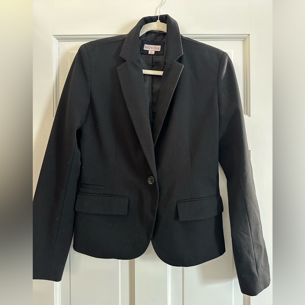 Merona Women's Classic Black Suit Jacket
